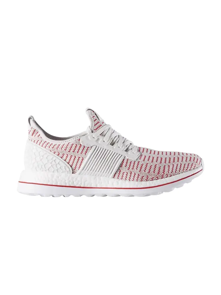 Кроссовки Adidas PureBoost ZG LTD 'Crystal White Vivid Red' — изображение 1 из 4, белый