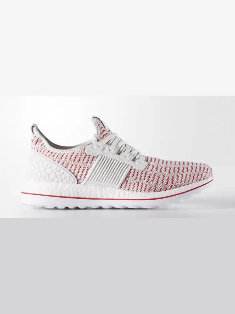 Кроссовки Adidas PureBoost ZG LTD 'Crystal White Vivid Red' — изображение 2 из 4, белый