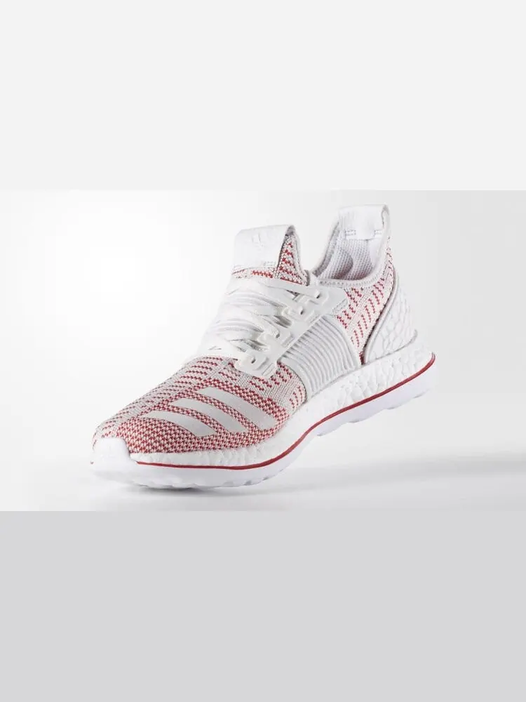 Кроссовки Adidas PureBoost ZG LTD 'Crystal White Vivid Red' — изображение 4 из 4, белый