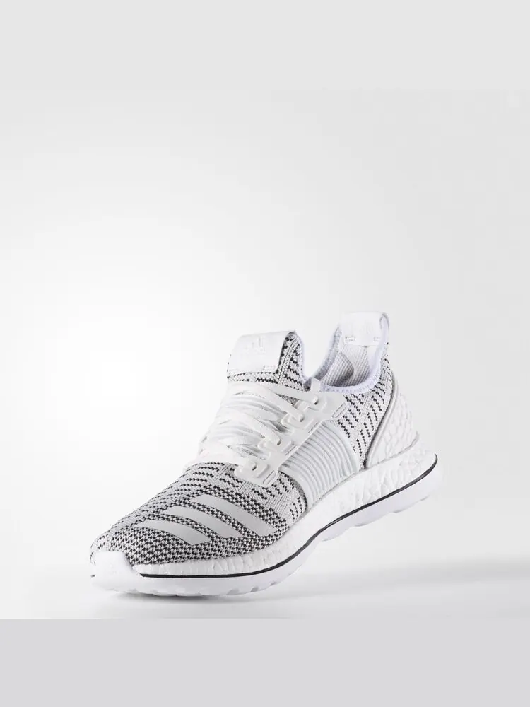 Кроссовки Adidas PureBoost ZG Limited 'Crystal White' — изображение 2 из 4, белый