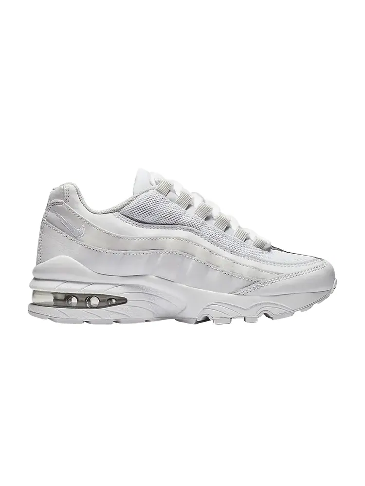 Кроссовки Nike Air Max 95 GS 'White Vast Grey' — изображение 1 из 1, белый
