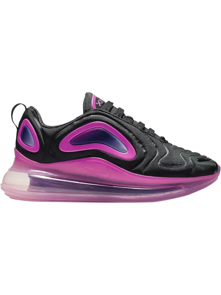 Кроссовки Nike Air Max 720 GS 'Black Laser Pink' — изображение 1 из 1, черный
