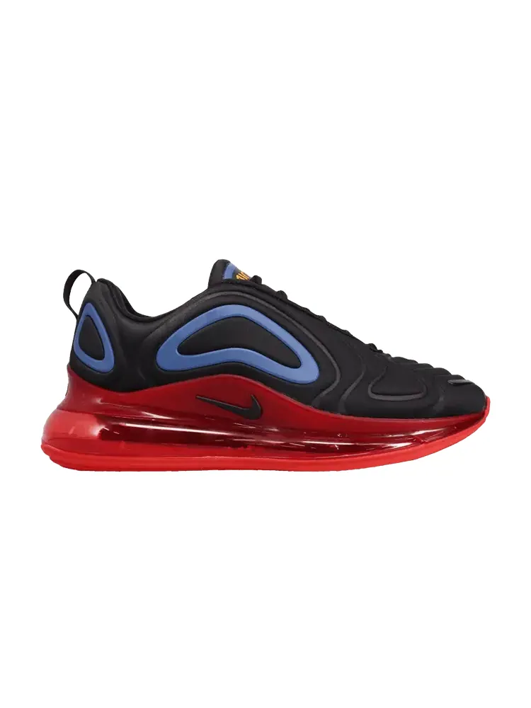 Кроссовки Nike Air Max 720 GS 'Black Blue Red' — изображение 1 из 1, черный/золотистый