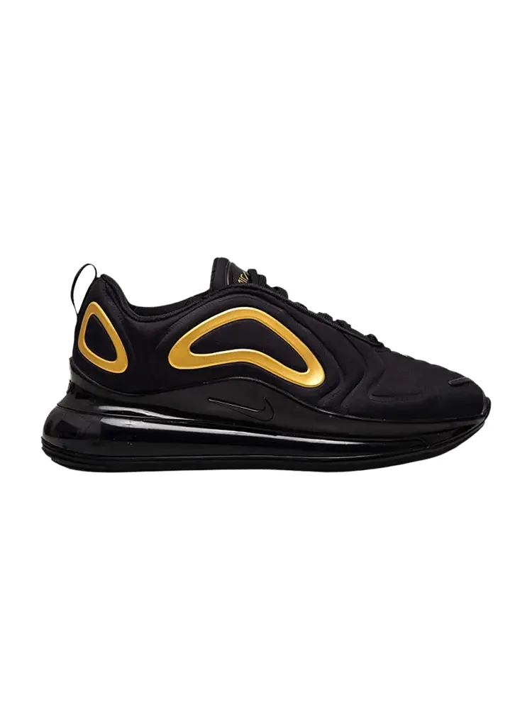 Кроссовки Nike Air Max 720 GS 'Black Metallic Gold' — изображение 1 из 1