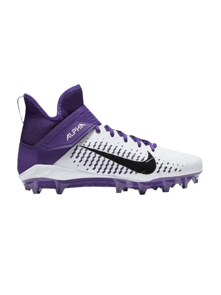 Кроссовки Alpha Menace Pro 2 Mid 'White Court Purple' — изображение 1 из 1, белый фиолетовый