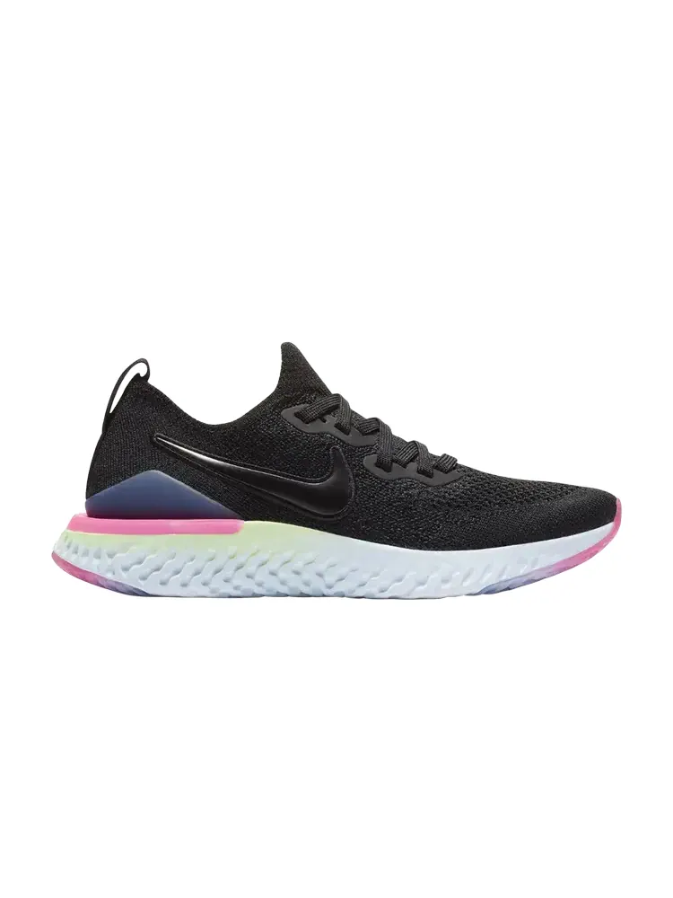 Кроссовки Nike Epic React Flyknit 2 GS 'Pixel' — изображение 1 из 1, черный