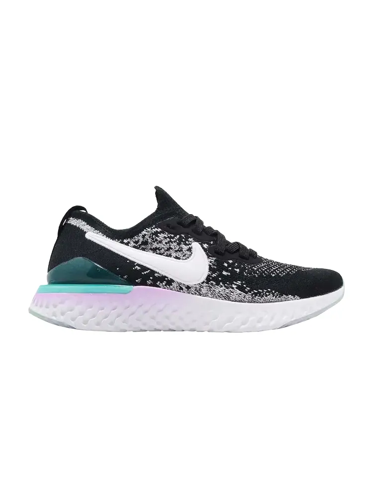 Кроссовки Nike Epic React Flyknit 2 GS 'Bleached Coral' — изображение 1 из 1, черный