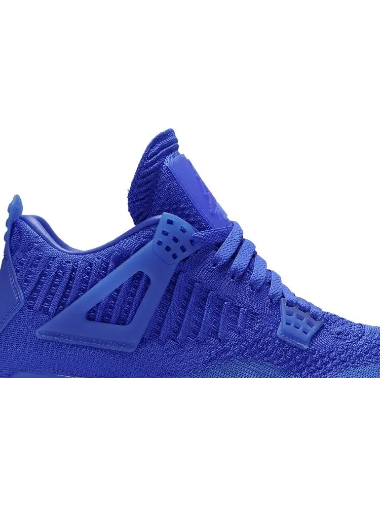 Кроссовки Air Jordan 4 Flyknit Hyper Royal — изображение 2 из 8, синий