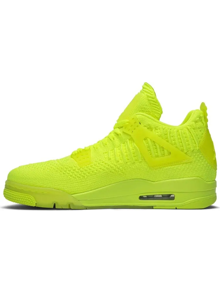 Кроссовки Air Jordan 4 Flyknit Volt — изображение 3 из 8, желтый