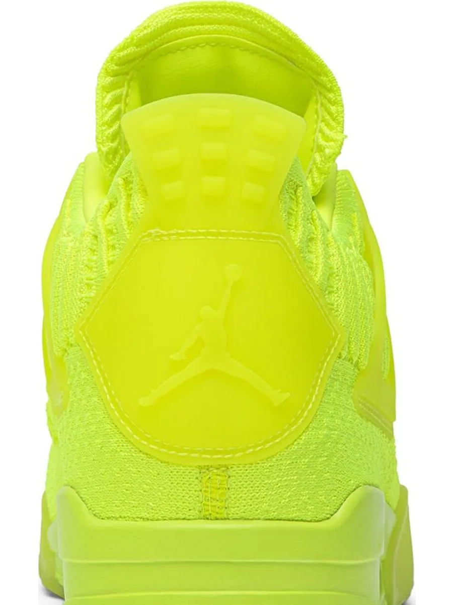Кроссовки Air Jordan 4 Flyknit Volt — изображение 7 из 8, желтый