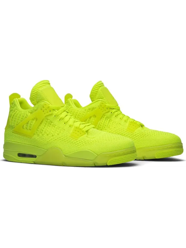 Кроссовки Air Jordan 4 Flyknit Volt — изображение 8 из 8, желтый