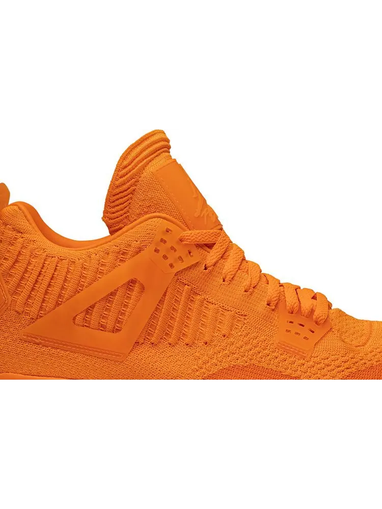 Кроссовки Air Jordan 4 Flyknit Total Orange — изображение 2 из 7, оранжевый