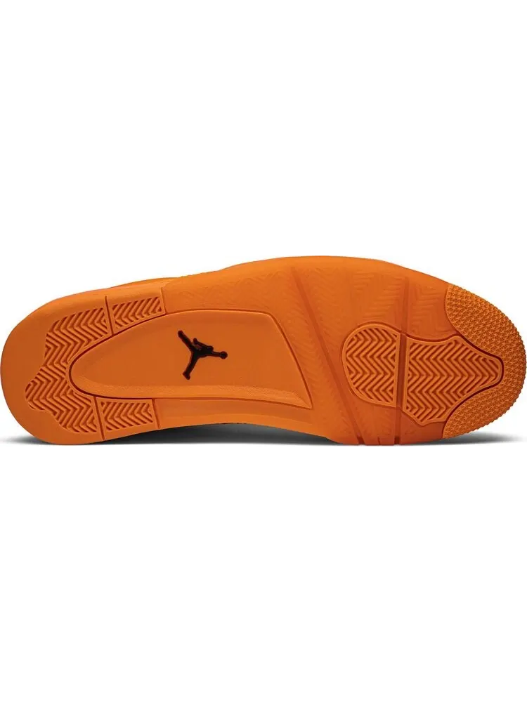 Кроссовки Air Jordan 4 Flyknit Total Orange — изображение 4 из 7, оранжевый