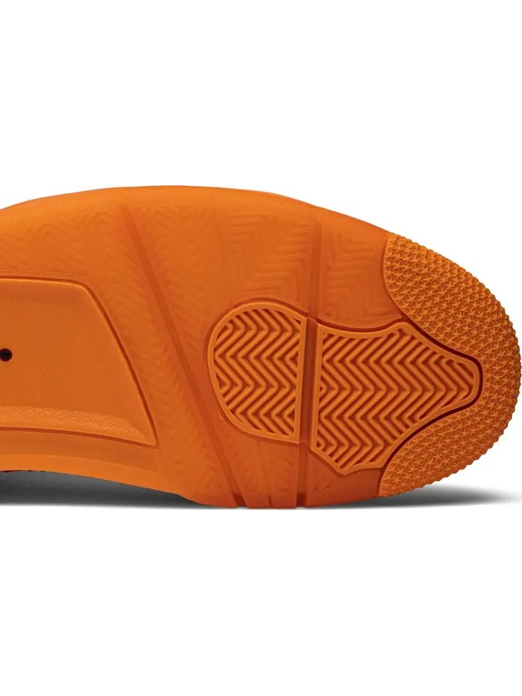 Кроссовки Air Jordan 4 Flyknit Total Orange — изображение 5 из 7, оранжевый