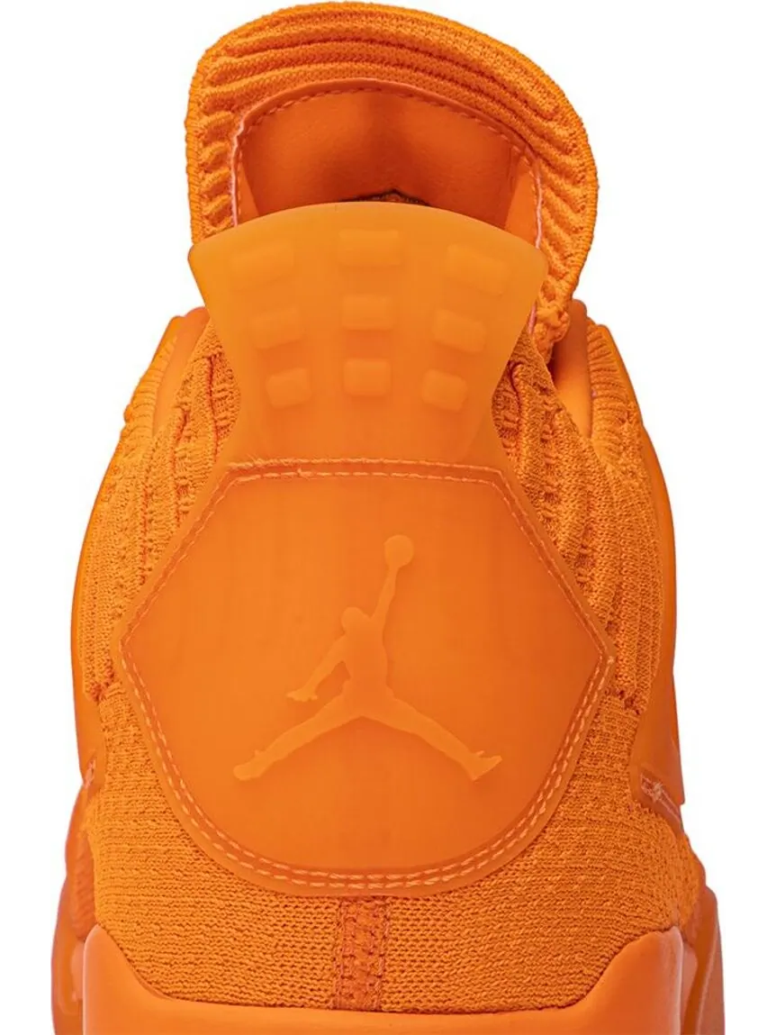Кроссовки Air Jordan 4 Flyknit Total Orange — изображение 6 из 7, оранжевый