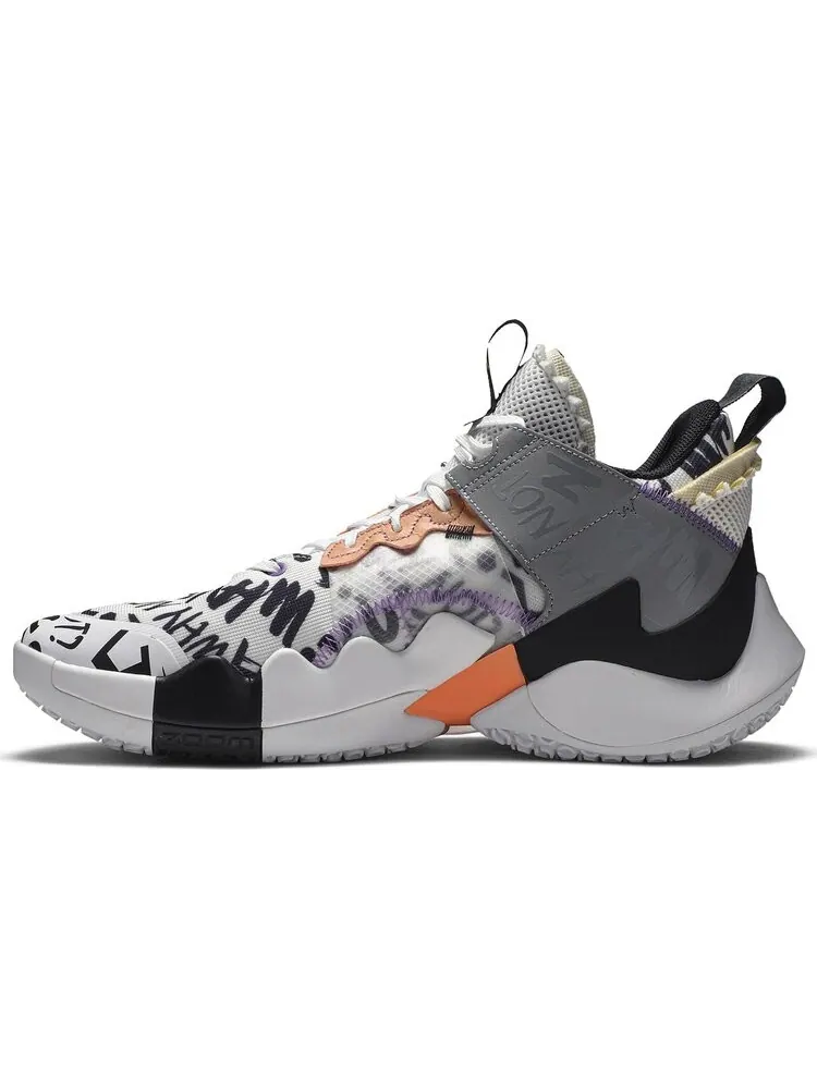 Кроссовки Jordan Why Not Zer0.2 SE Orange Pulse — изображение 3 из 8, белый