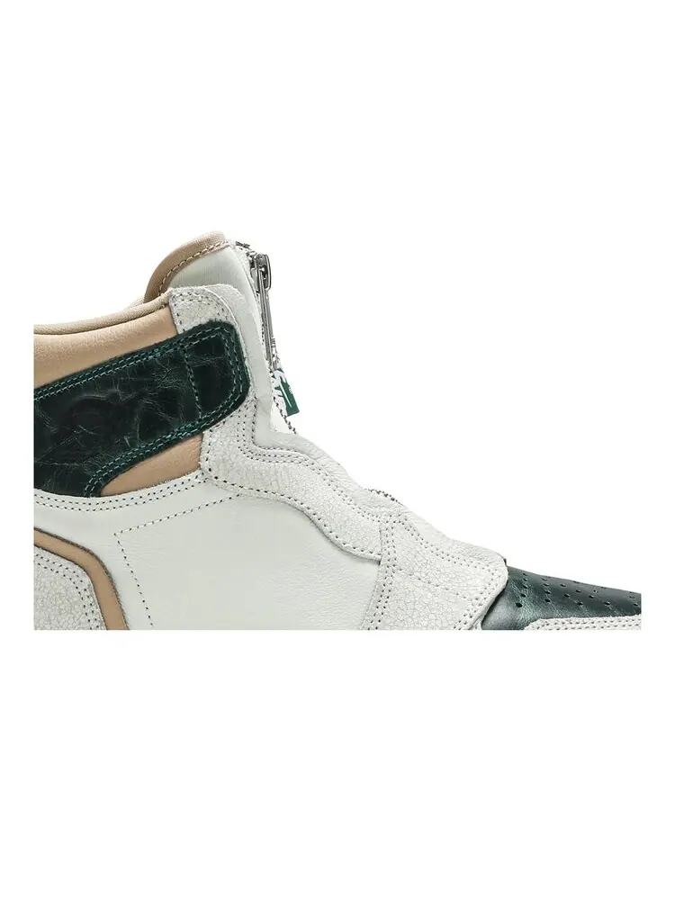Кроссовки Air Jordan Wmns Air Jordan 1 Retro High Zip 'Mystic Green' — изображение 2 из 4, зеленый