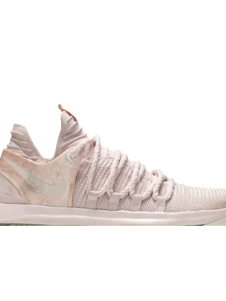 Кроссовки Nike KD 10 EP 'Aunt Pearl' — изображение 2 из 4, розовый