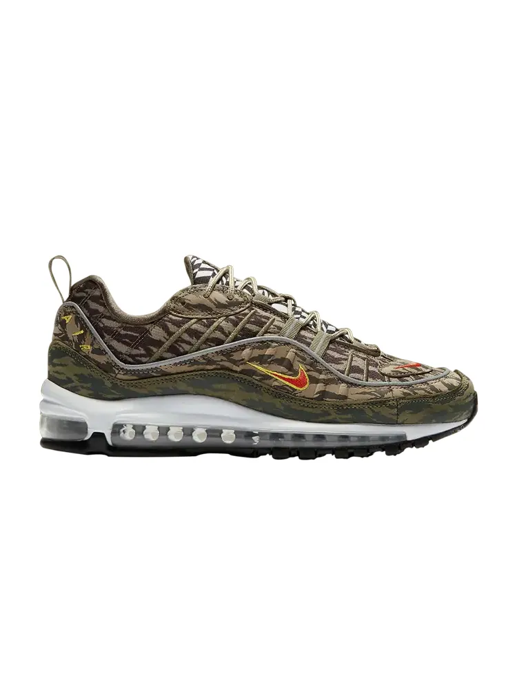 Кроссовки Nike Air Max 98 AOP 'Camo' — изображение 1 из 1, зеленый