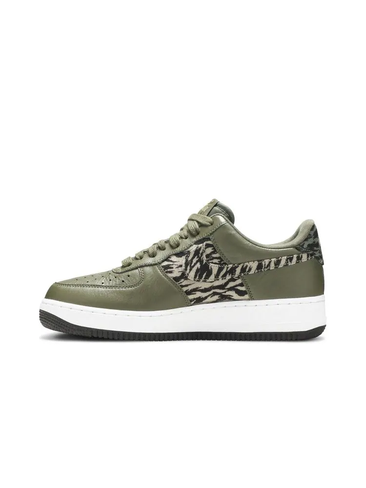 Кроссовки Nike Air Force 1 Low 'Tiger Camo Olive' — изображение 4 из 9, черный/хаки