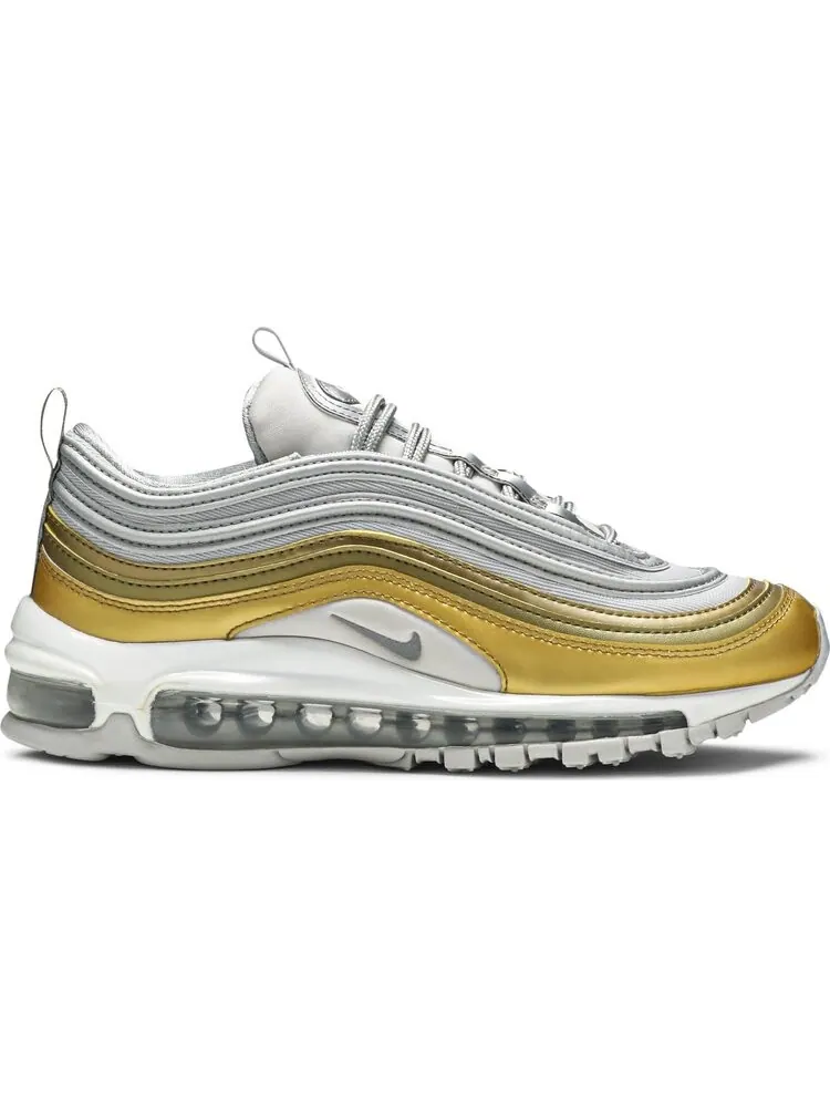 Кроссовки Nike Wmns Air Max 97 — изображение 1 из 8, белый-золотистый