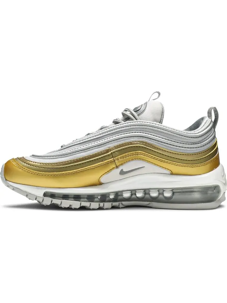 Кроссовки Nike Wmns Air Max 97 — изображение 3 из 8, белый-золотистый
