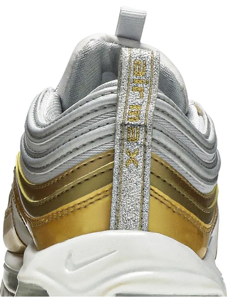 Кроссовки Nike Wmns Air Max 97 — изображение 7 из 8, белый-золотистый