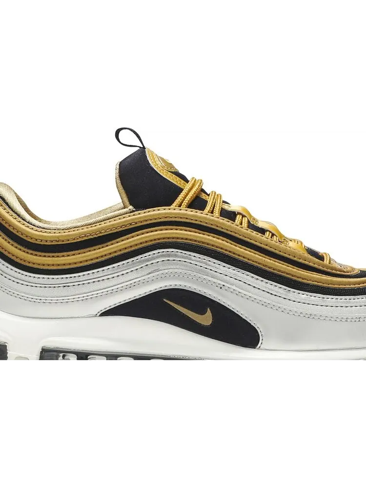 Кроссовки Nike Wmns Air Max 97 — изображение 2 из 8, черный-золотистый