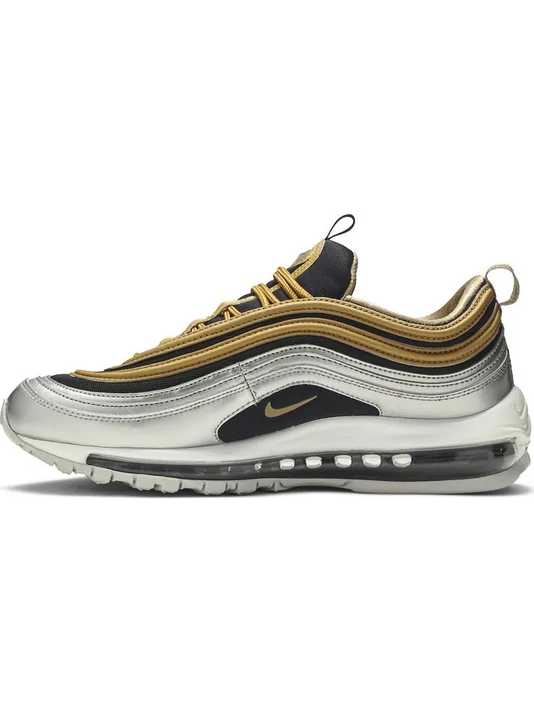 Кроссовки Nike Wmns Air Max 97 — изображение 3 из 8, черный-золотистый