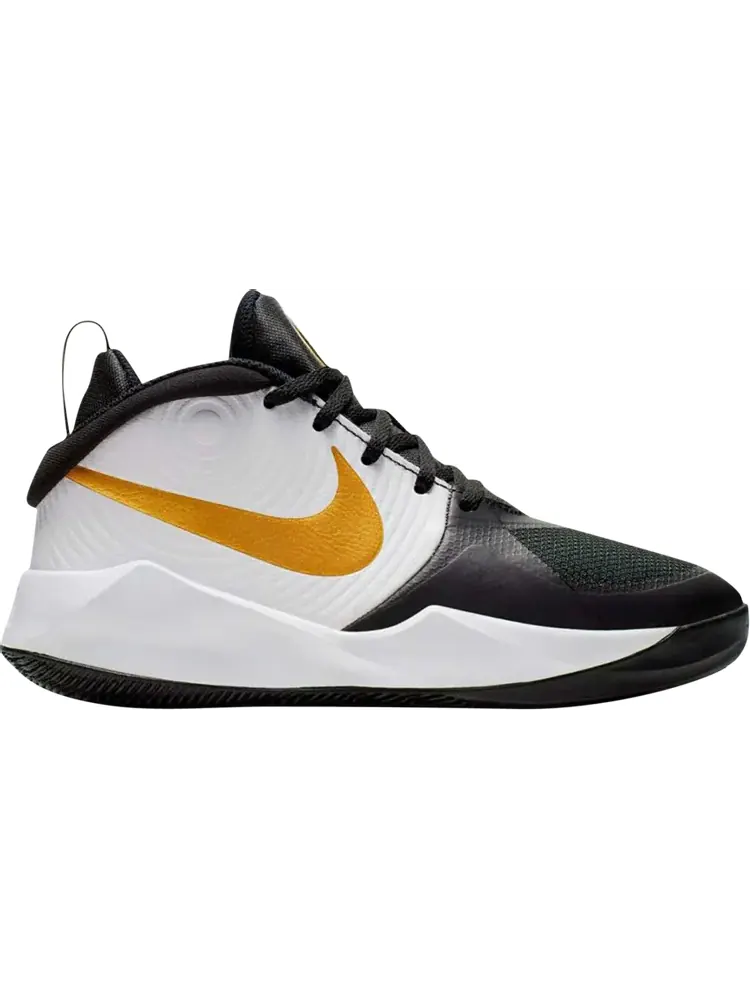Кроссовки Nike Team Hustle D9 GS 'Black Metallic Gold' — изображение 1 из 1, черный