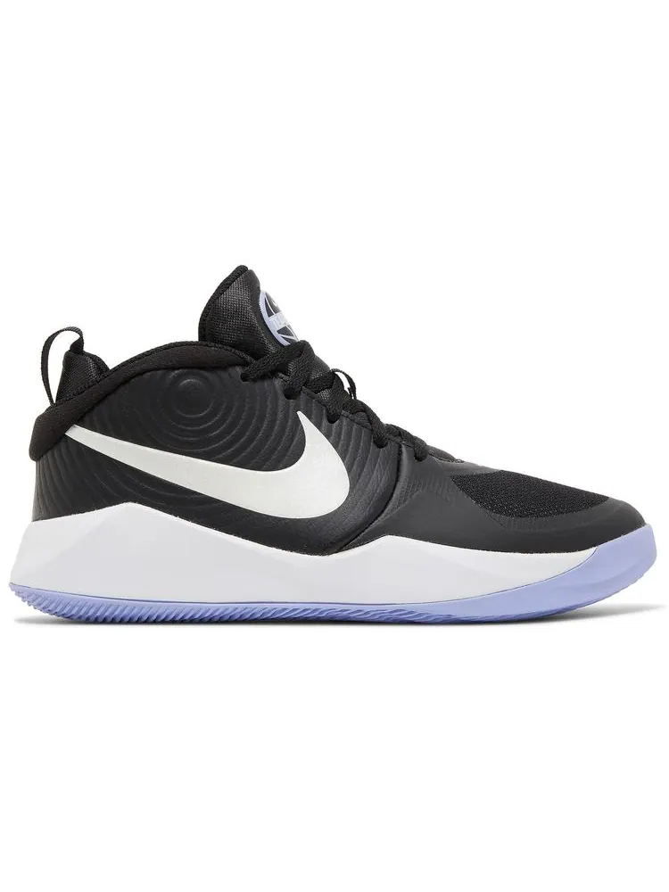 Кроссовки Nike Team Hustle D9 GS 'Black Light Thistle' — изображение 1 из 8, черный