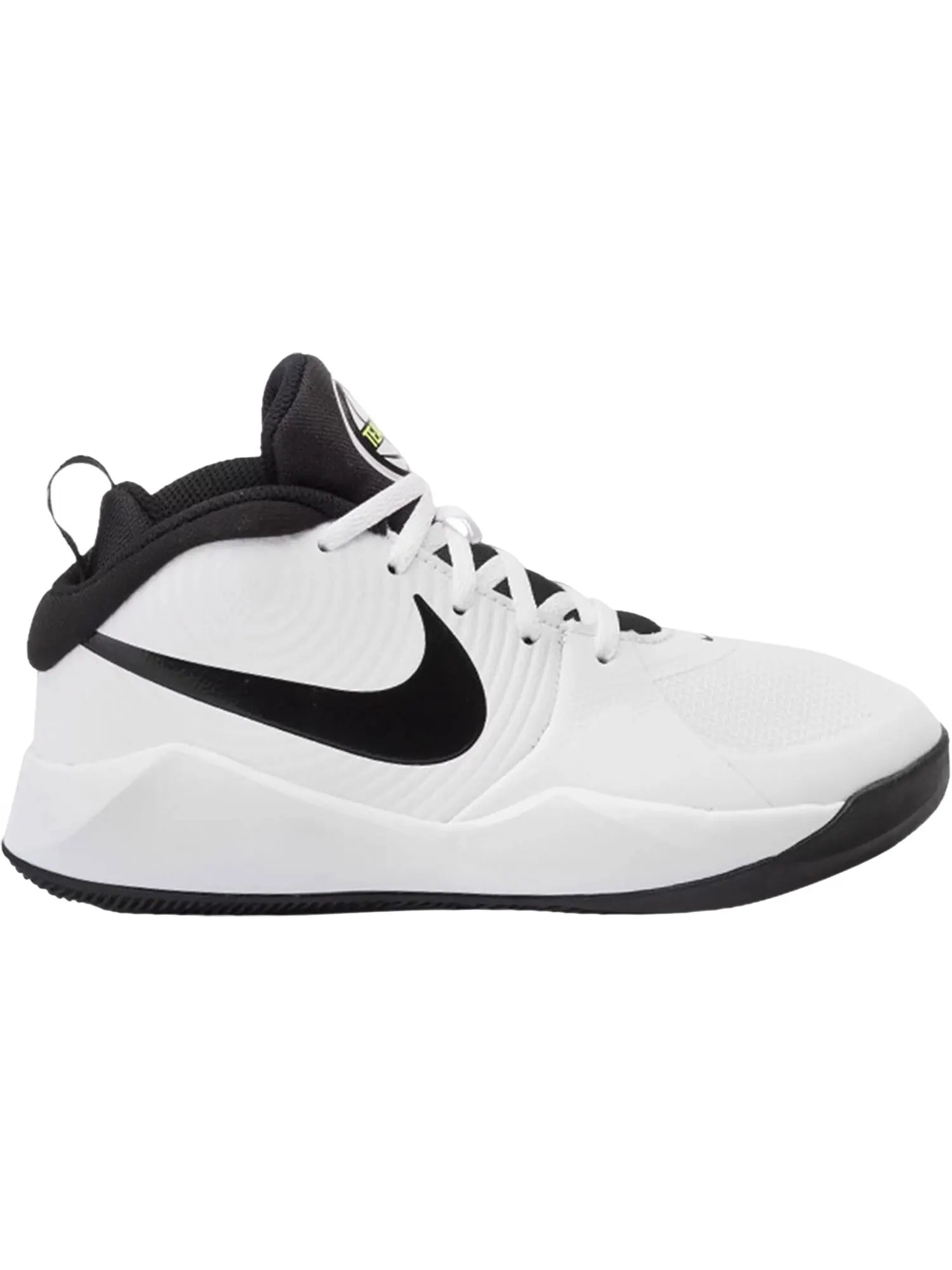 Кроссовки Nike Team Hustle D9 GS — изображение 1 из 1, белый/черный
