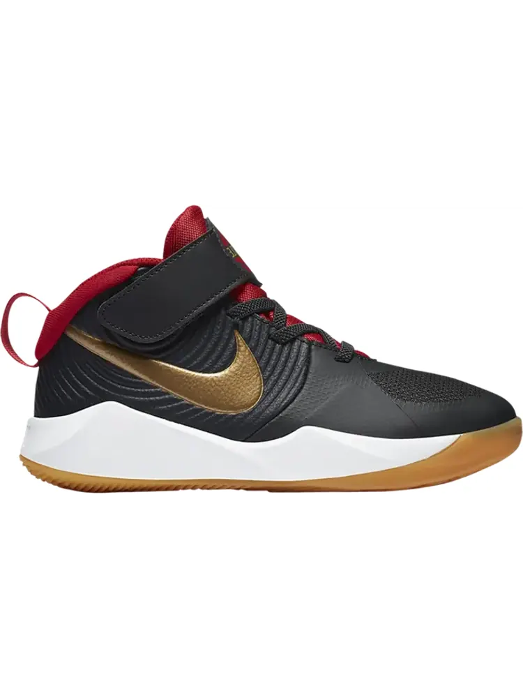 Кроссовки Nike Team Hustle D9 PS 'Dark Smoke Grey Metallic Gold' — изображение 1 из 1, черный