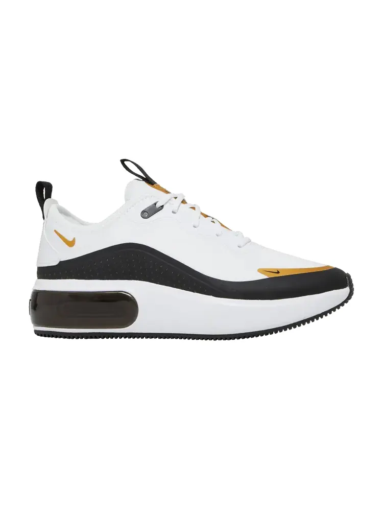Кроссовки Nike Wmns Air Max Dia 'White Black Gold' — изображение 1 из 9, белый/черный/золотистый