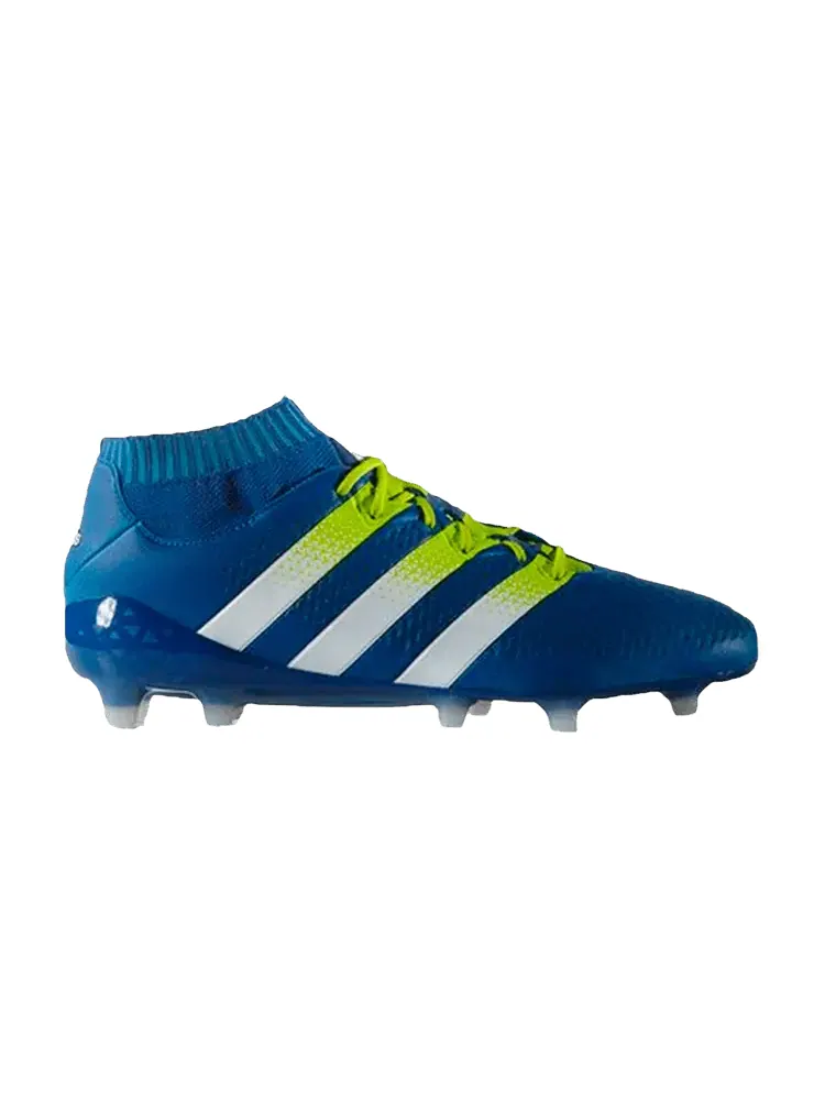 Кроссовки Ace 16.1 Primeknit 'Shock Blue Slime' — изображение 1 из 1, синий