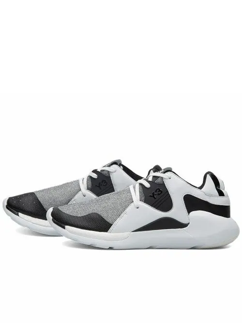 Кроссовки Adidas Y-3 QR Run 'Vintage White' — изображение 3 из 4, белый
