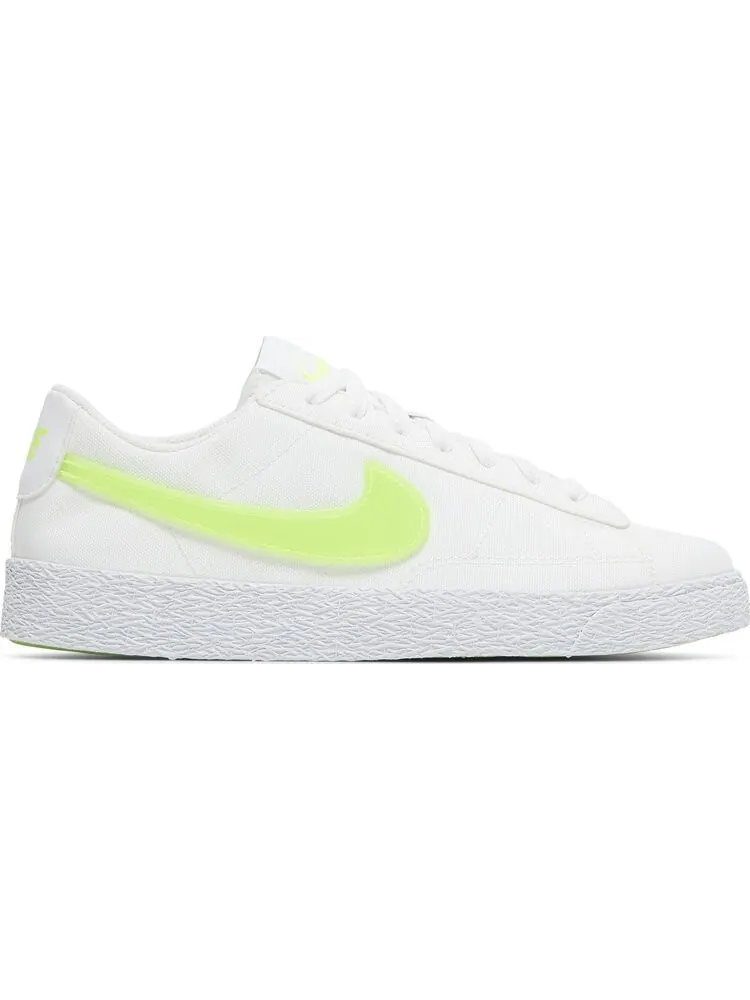 Кроссовки Nike Blazer Low Pop GS 'White Volt' — изображение 1 из 8, белый