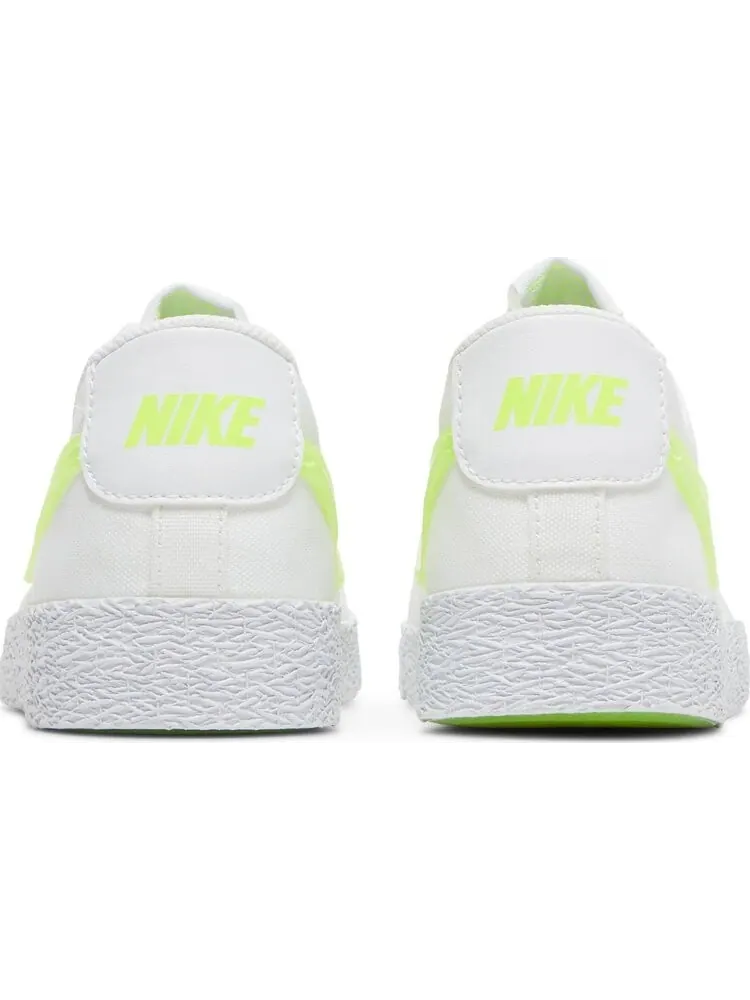 Кроссовки Nike Blazer Low Pop GS 'White Volt' — изображение 6 из 8, белый
