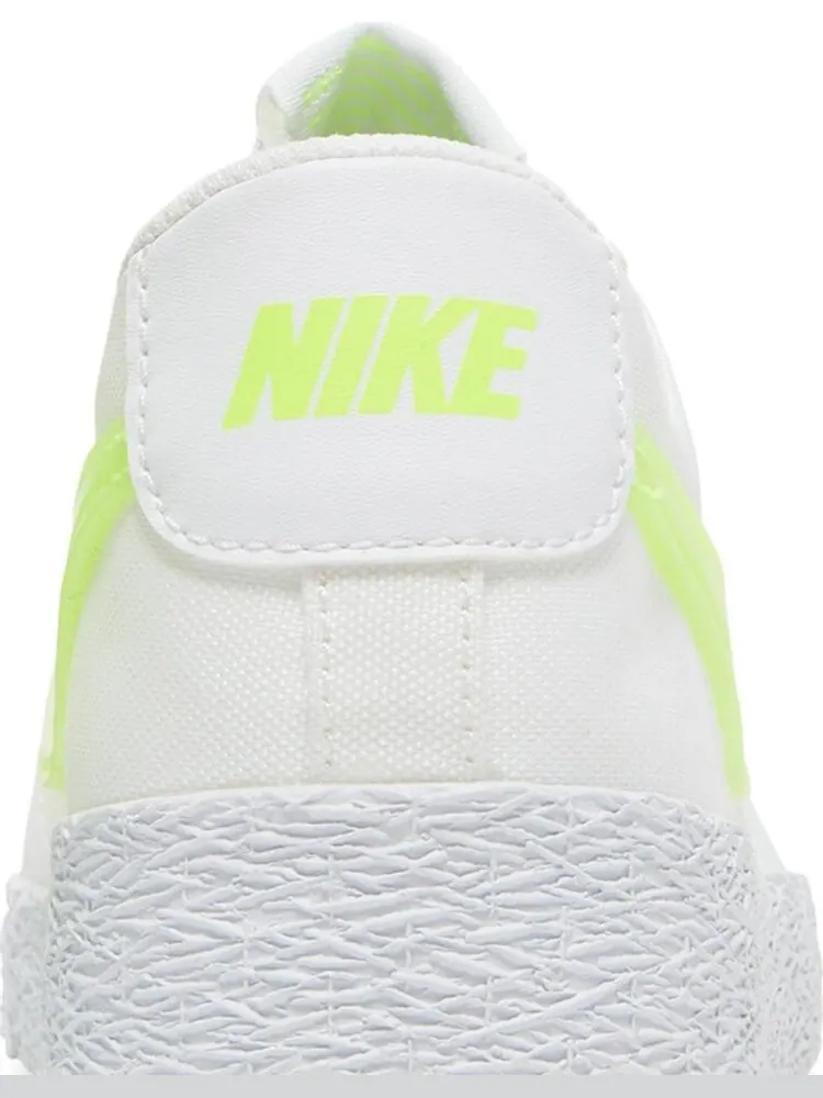 Кроссовки Nike Blazer Low Pop GS 'White Volt' — изображение 7 из 8, белый