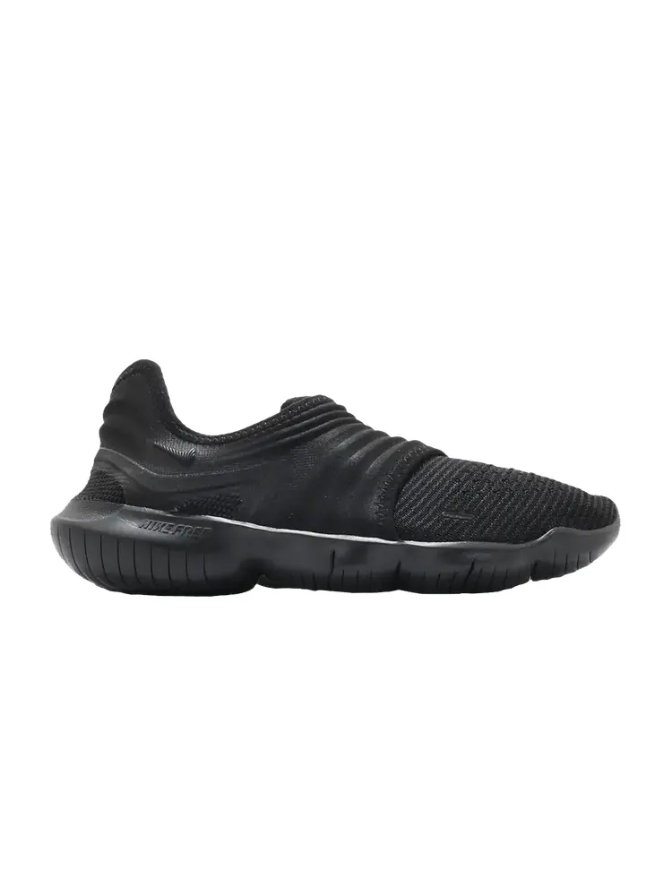 Кроссовки Nike Wmns Free RN Flyknit 3.0 'Triple Black' — изображение 1 из 1, черный/черный/черный