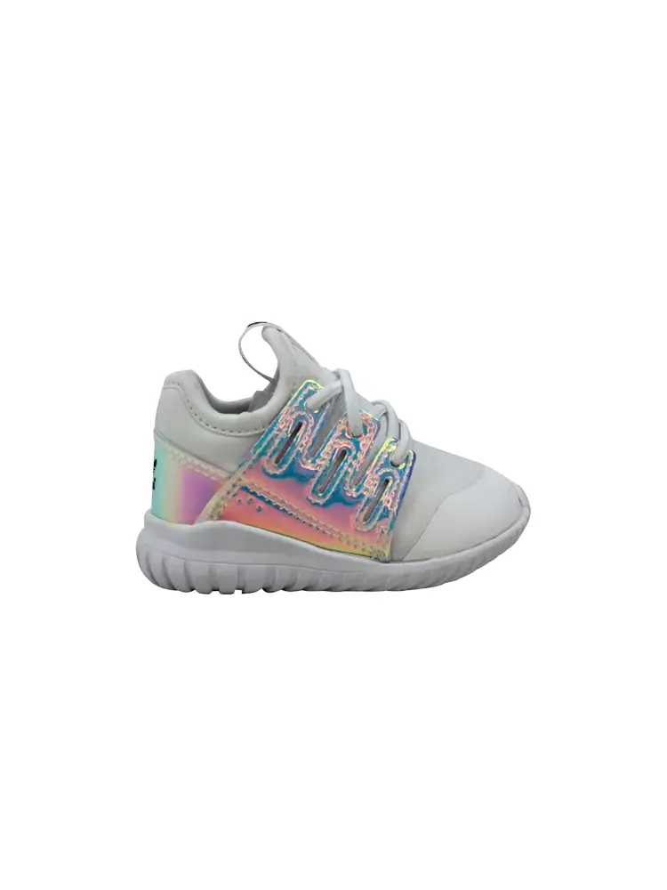Кроссовки Adidas Tubular Radial El I 'White Metallic Silver' — изображение 1 из 1, белый