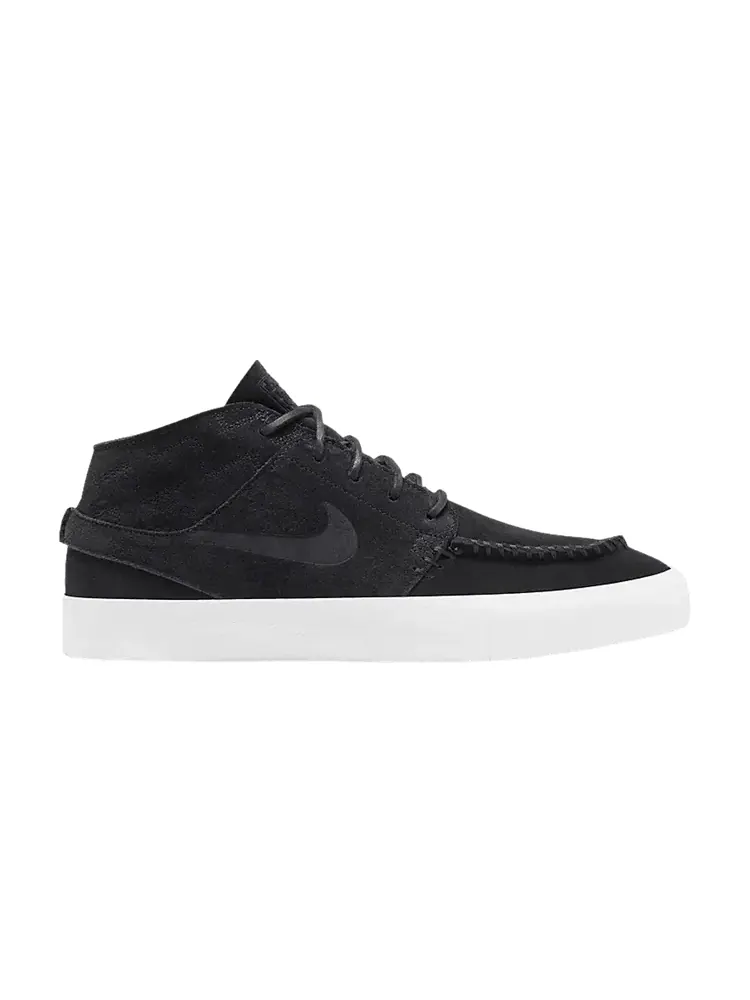 Кроссовки Zoom Stefan Janoski Mid Crafted SB 'Black' — изображение 1 из 1, черный