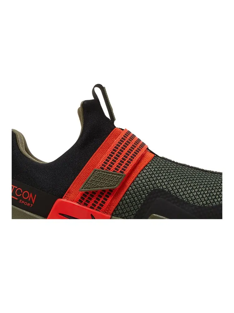 Кроссовки Metcon Sport 'Black Team Orange' — изображение 2 из 8, черный оранжевый