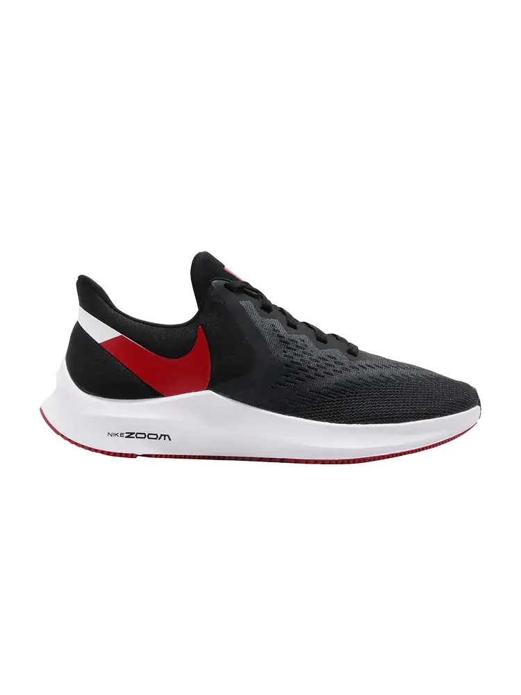 Кроссовки Nike Zoom Winflo 6 'University Red' — изображение 1 из 1, черный