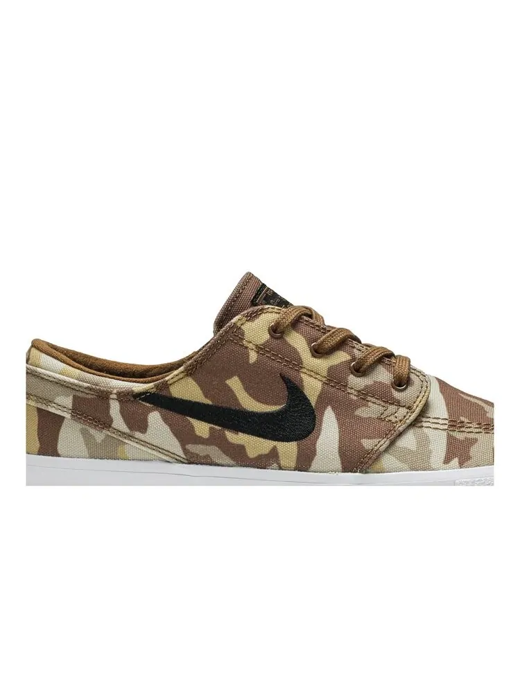 Кроссовки Nike Zoom Janoski Canvas Premium SB 'Light Camo' — изображение 2 из 4, коричневый