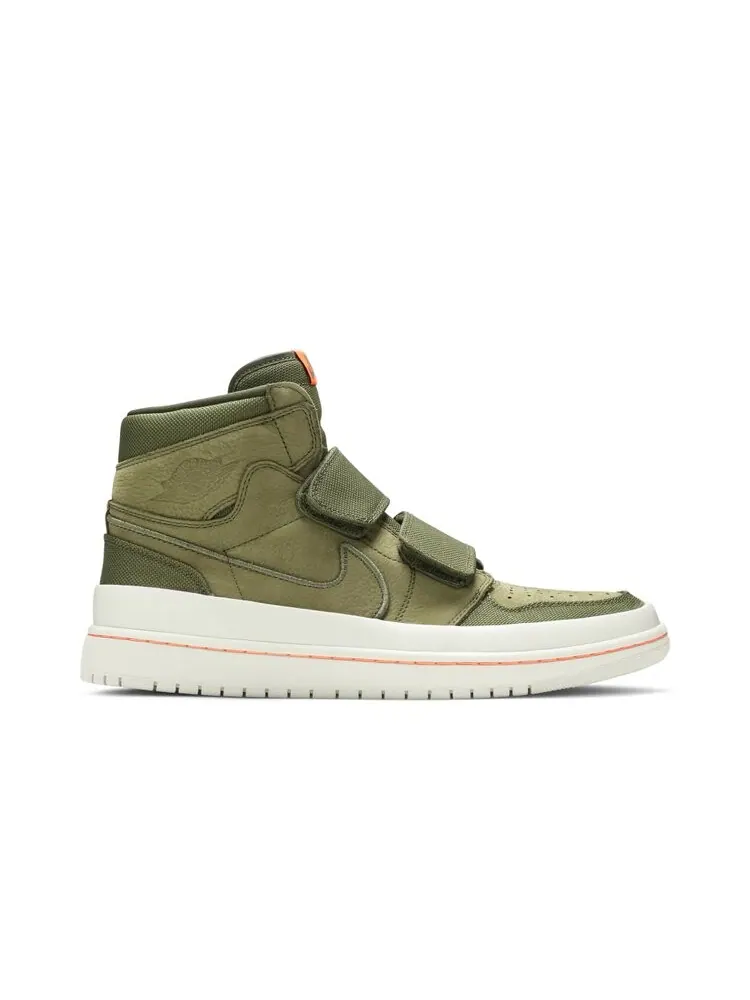 Кроссовки Air Jordan 1 Retro High Double Strap 'Olive Canvas' — изображение 1 из 4, зеленый