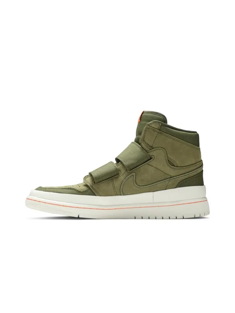 Кроссовки Air Jordan 1 Retro High Double Strap 'Olive Canvas' — изображение 3 из 4, зеленый