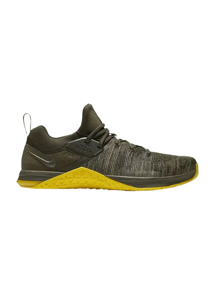 Кроссовки Nike Metcon Flyknit 3, Sequoia Bright Citron — изображение 1 из 1, зеленый