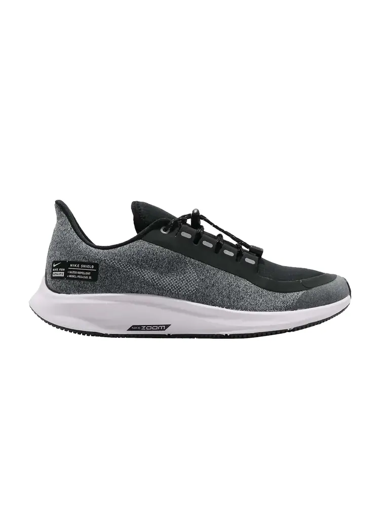 Кроссовки Nike Air Zoom Pegasus 35 Shield GS 'Black Silver' — изображение 1 из 1, серый