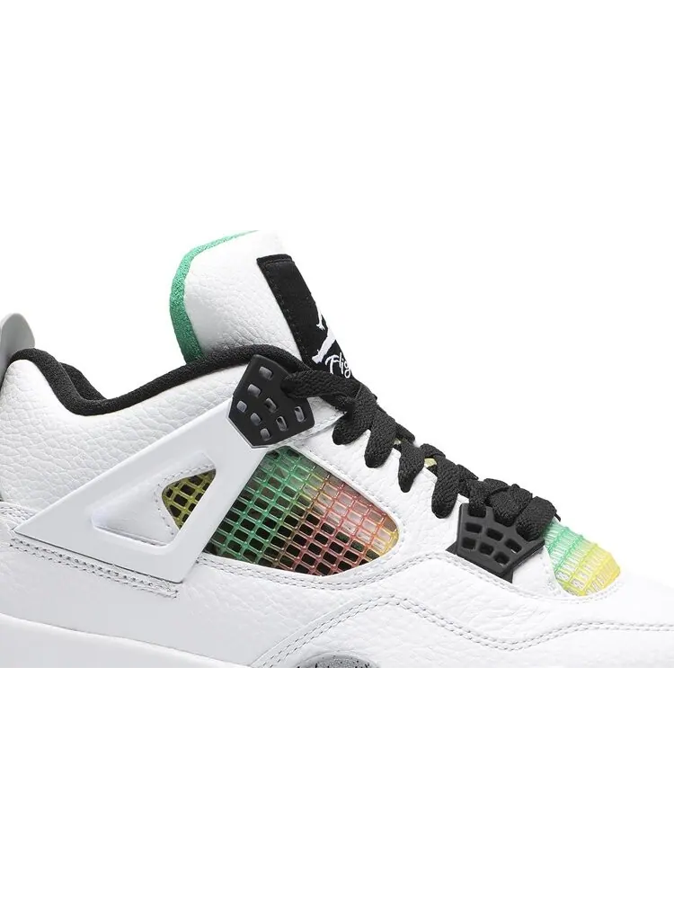 Кроссовки Wmns Air Jordan 4 Retro Rasta — изображение 2 из 8, белый